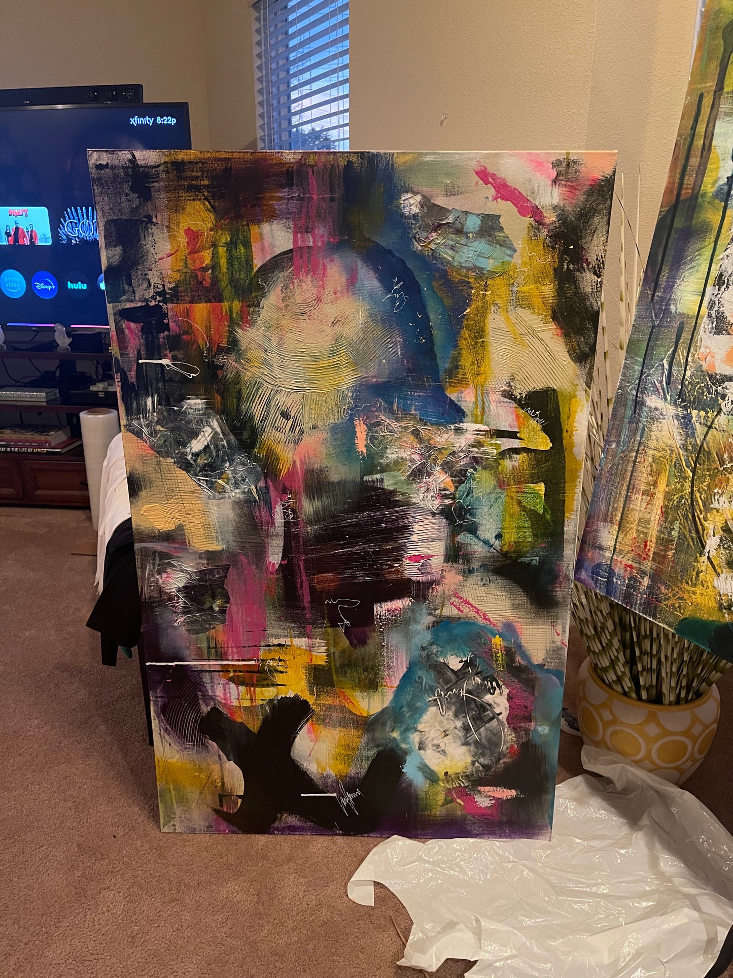 X-Factor (30x48 Gallery Wrapped Canvas) - or 10 Months Interest Free with Art Money