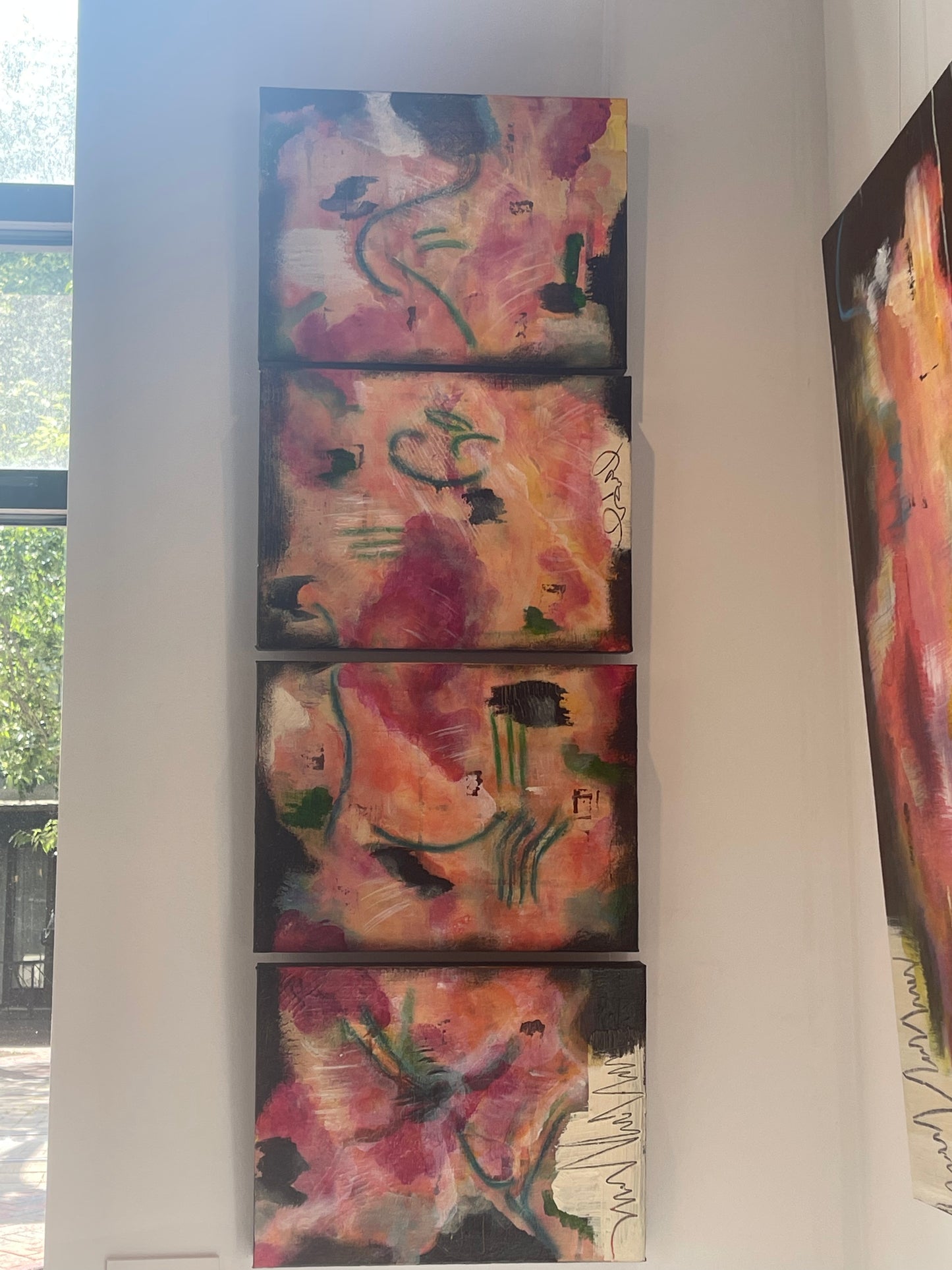 Amidst #2 (Set of 4 Pieces - 12x16 Gallery Wrapped Canvases) or 10 Months Interest Free with Art Money