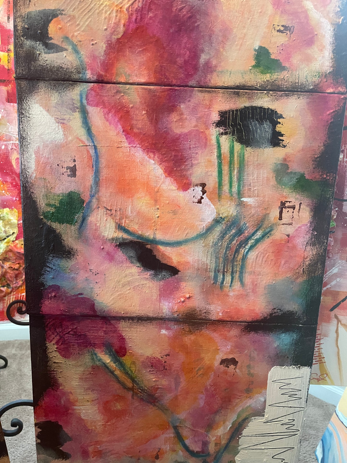 Amidst #2 (Set of 4 Pieces - 12x16 Gallery Wrapped Canvases) or 10 Months Interest Free with Art Money