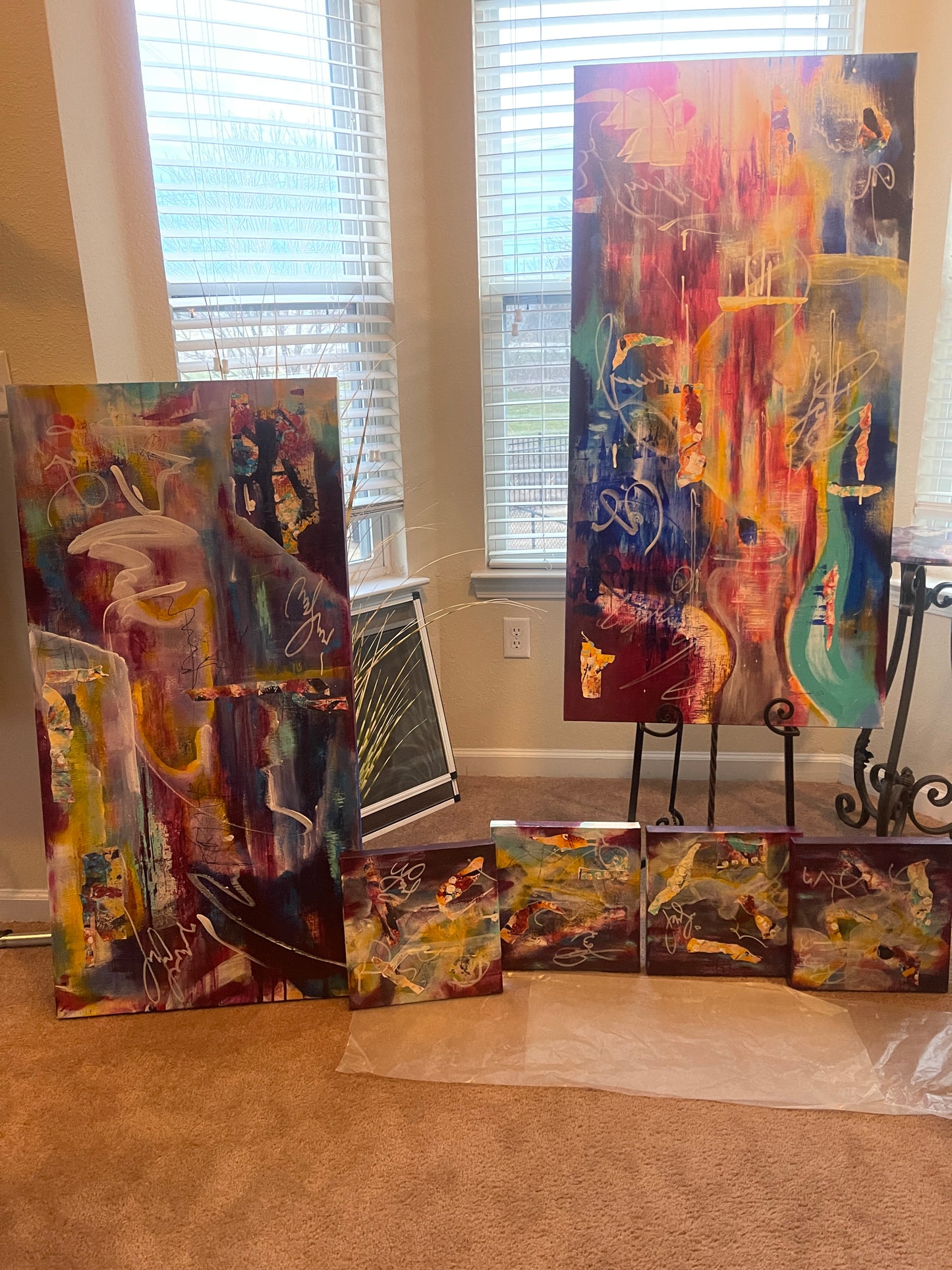 Passion #2 (24x48 Gallery Wrapped Canvas) or 10 Months Interest Free with Art Money