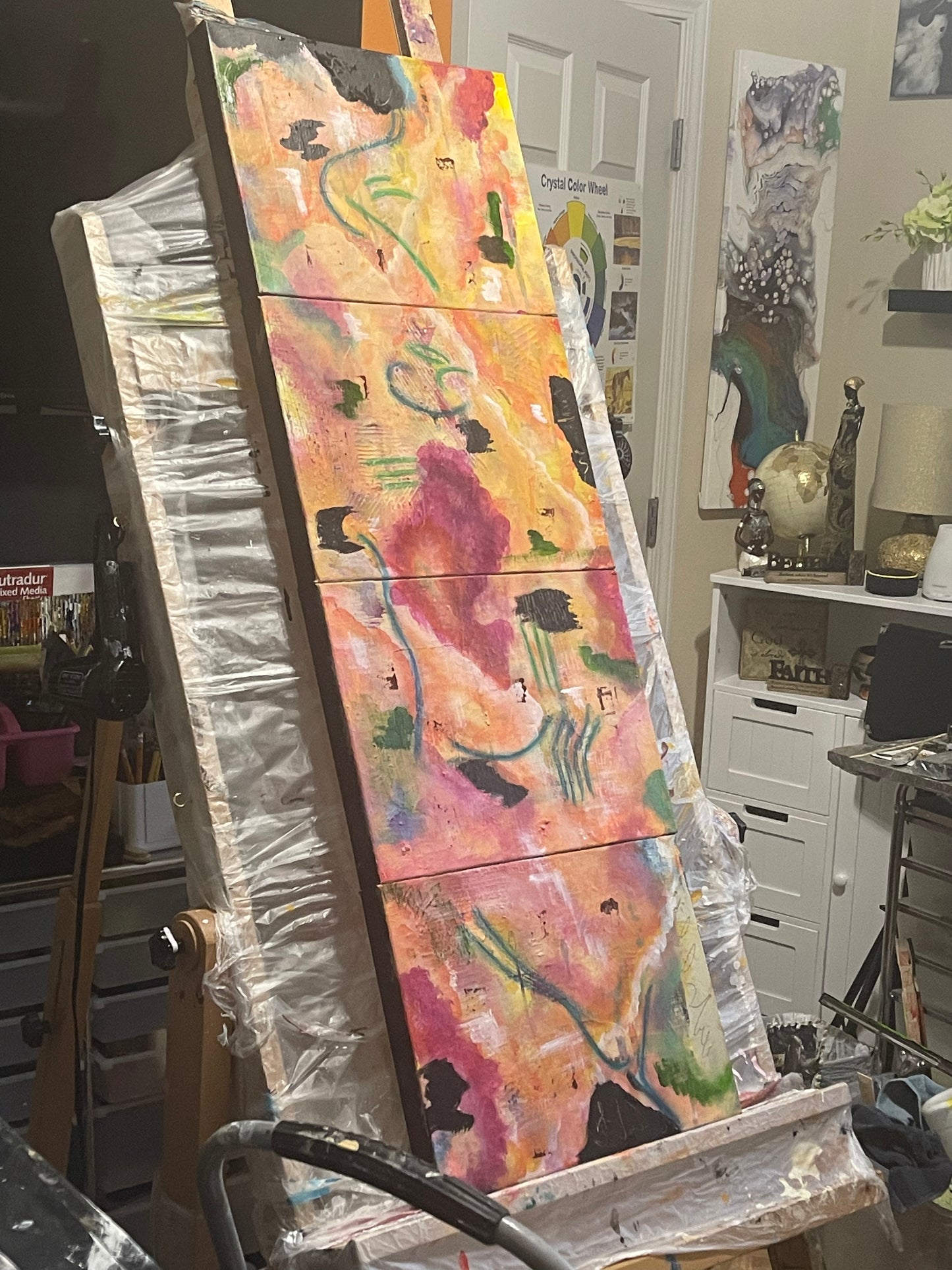 Amidst #2 (Set of 4 Pieces - 12x16 Gallery Wrapped Canvases) or 10 Months Interest Free with Art Money