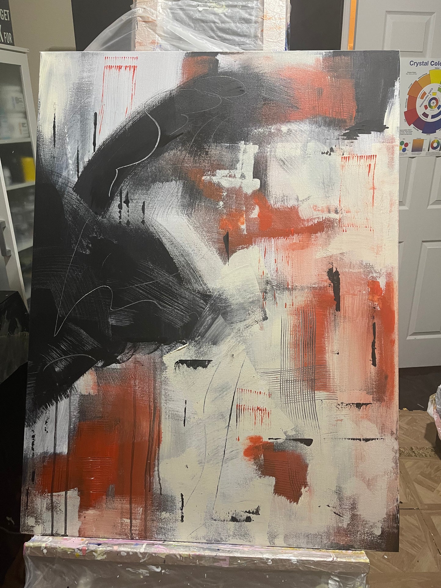 ABSTRACT THOUGHTS (30x40 Gallery Wrapped Canvas) or 10 Months Interest Free with Art Money