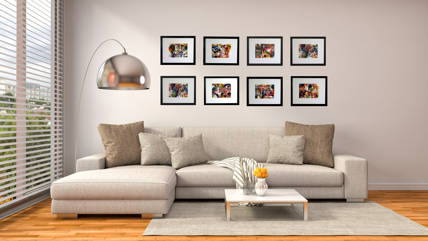 CandyLand #1 of 9 (16x20 Matted & Framed) - Series No. 4 of 9n9 Limited Series - Sold in sets of 3, 6, or 9