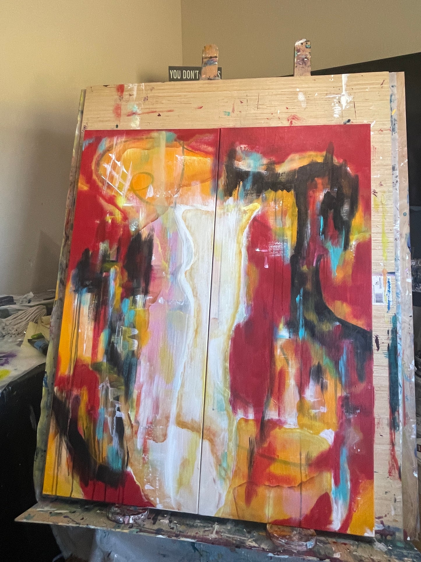 Split Mix - 2pc Set (12x36 Gallery Wrapped Canvas) or 10 Months Interest Free with Art Money