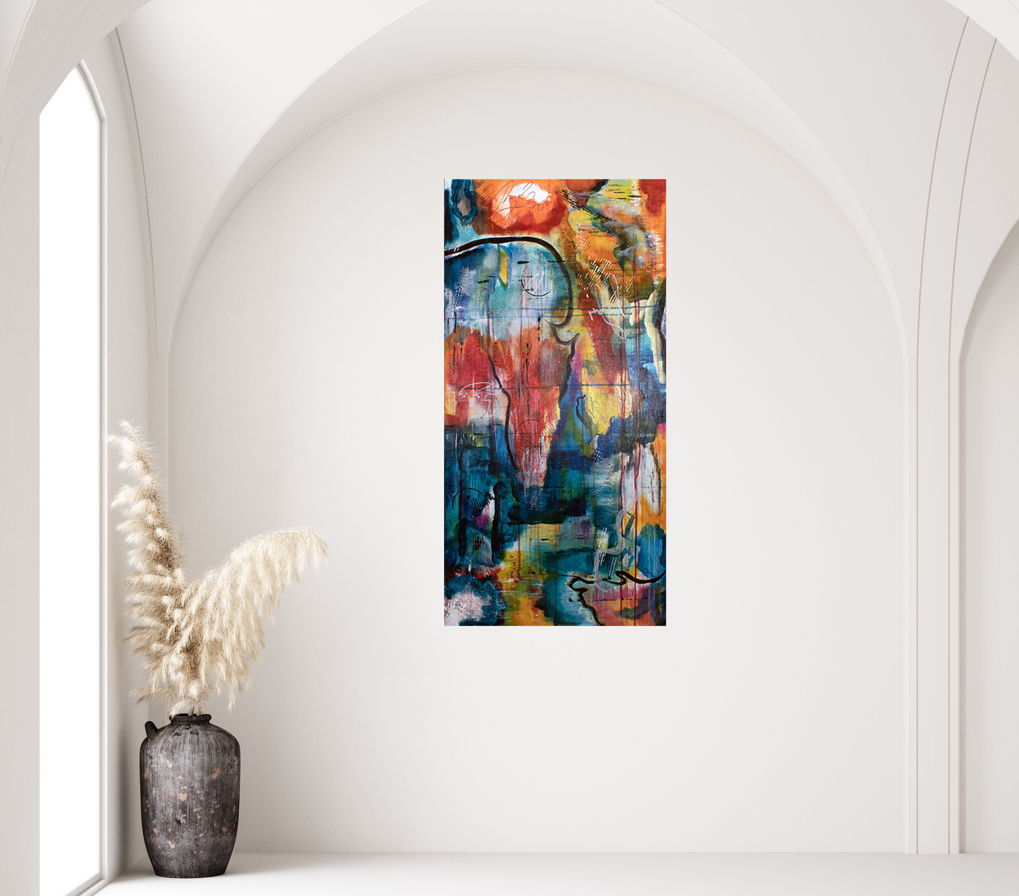 The Struggle - The Joy #1 (24x48 Gallery Wrapped Canvas) 10 months Interest Free  with ArtMoney