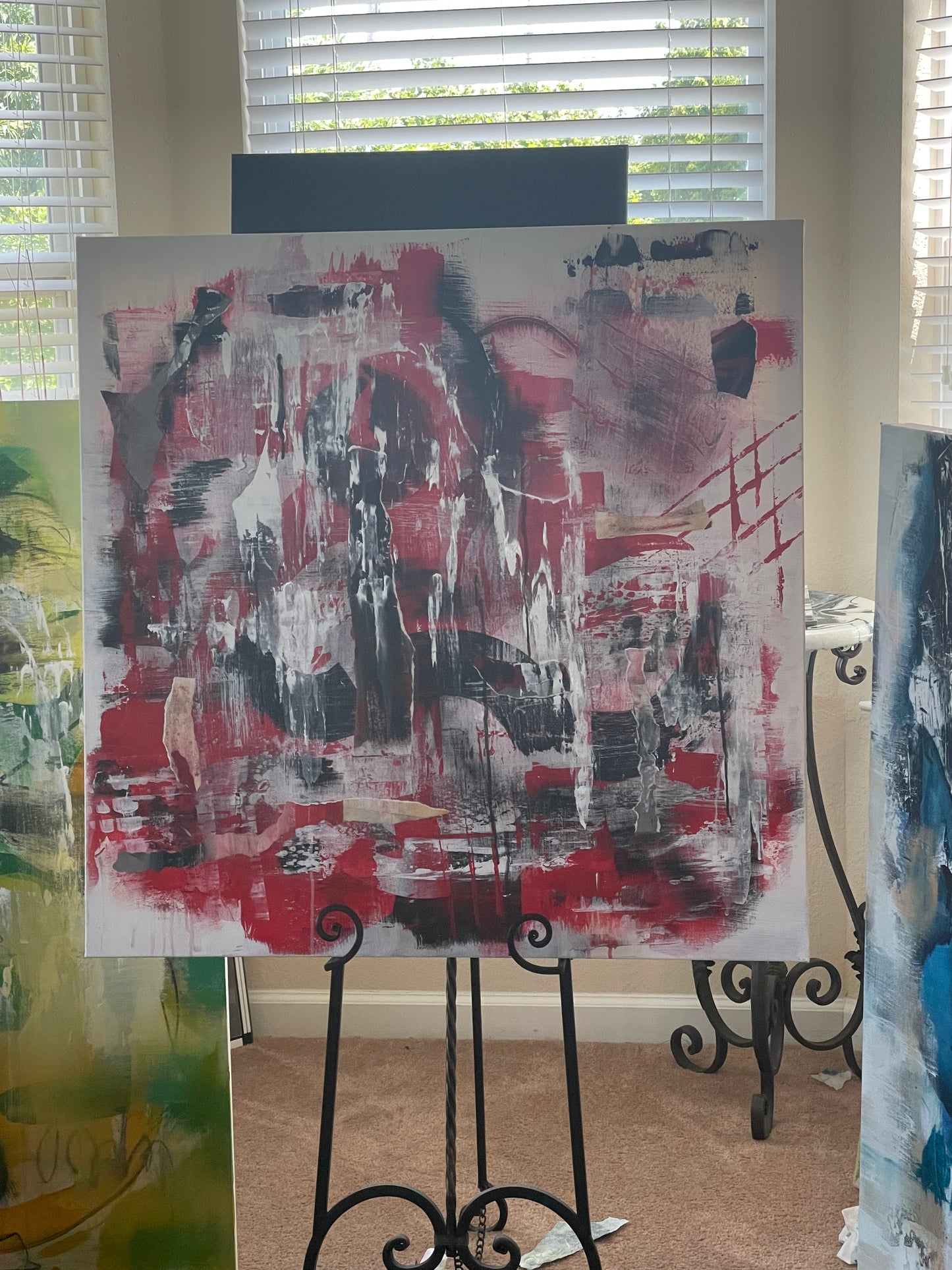 Strawberry Royale (36x36 Gallery Wrapped Canvas) or 10 Months Interest Free with Art Money