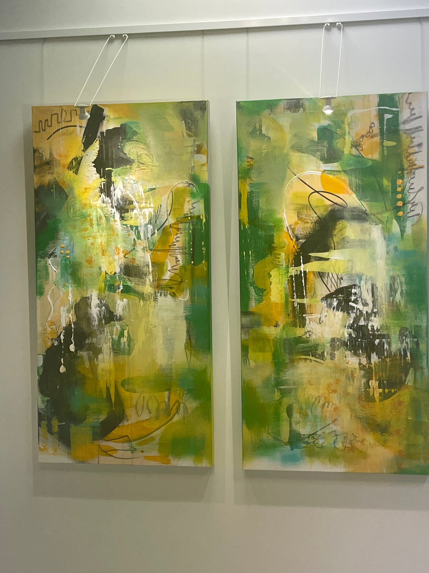 Lime Princes #1 (24 x48 Gallery Wrapped Canvas) or 10 Months Interest Free with Art Money