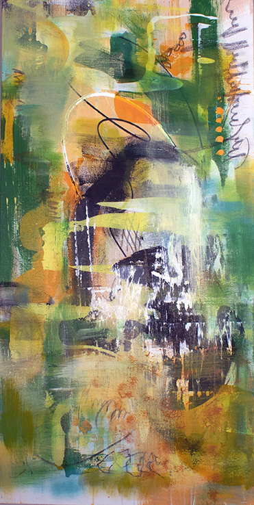 Lime Princes #1 (24 x48 Gallery Wrapped Canvas) or 10 Months Interest Free with Art Money