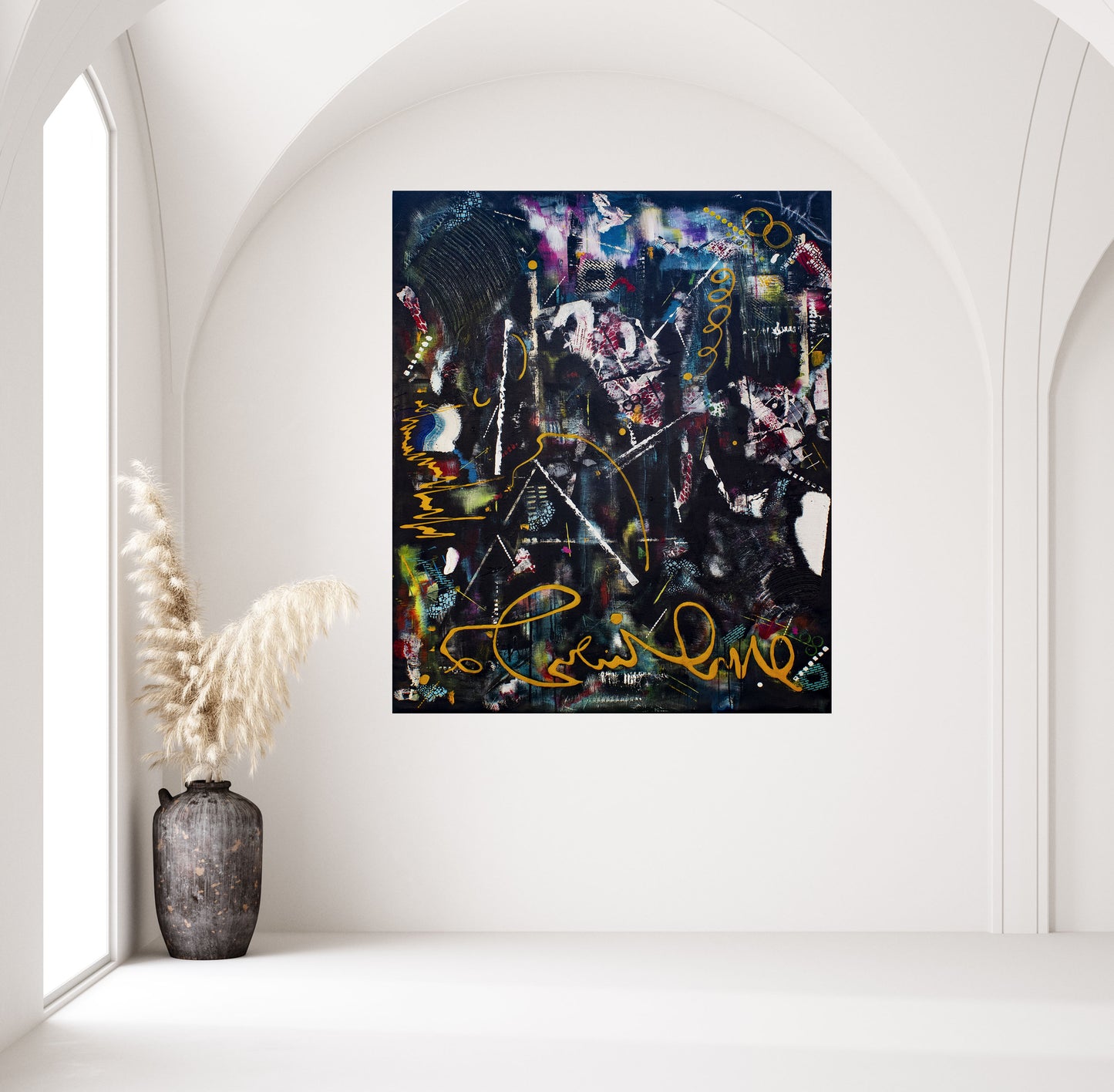 LaRose Brother - Loose Canvas Acrylic Painting (48x60) - or 10 Months Interest Free with Art Money