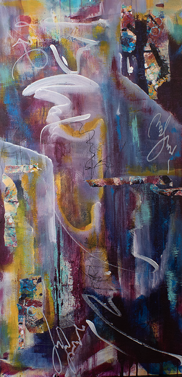 Passion #1 (24x48 Gallery Wrapped Canvas) or 10 Months Interest Free with Art Money