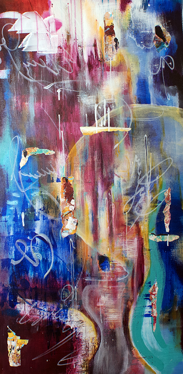 Passion #2 (24x48 Gallery Wrapped Canvas) or 10 Months Interest Free with Art Money
