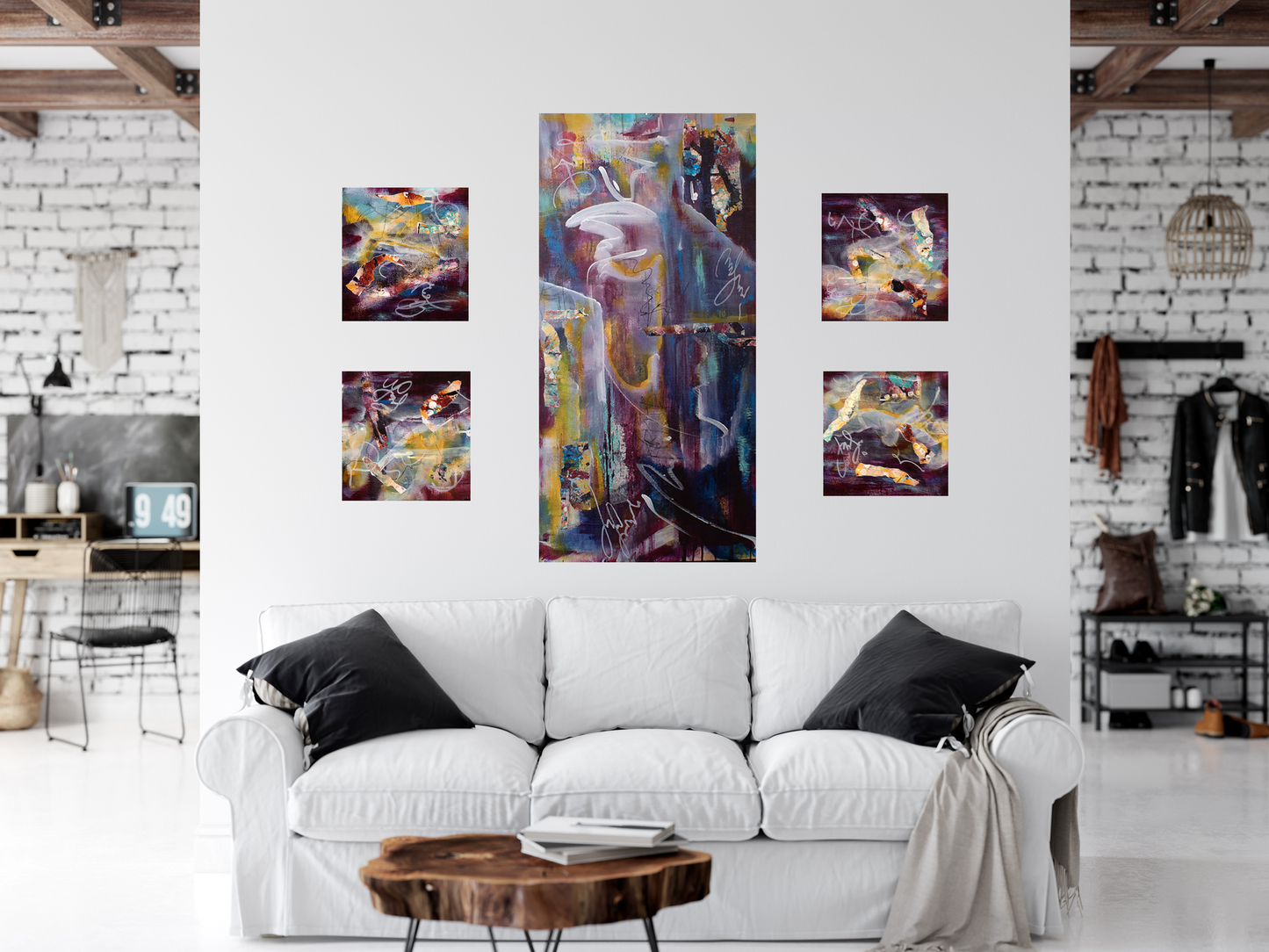 Passion #1 (24x48 Gallery Wrapped Canvas) or 10 Months Interest Free with Art Money