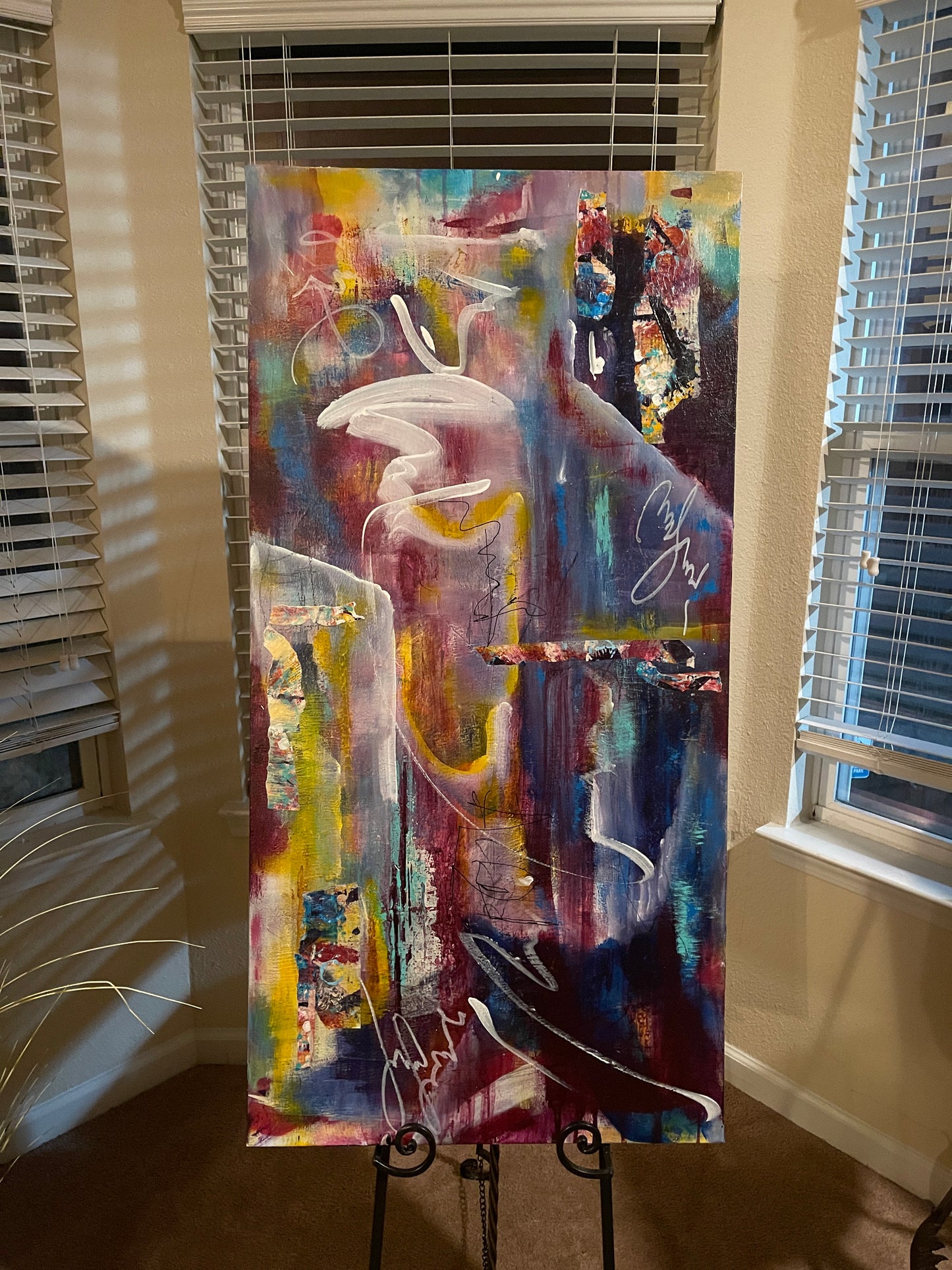Passion #1 (24x48 Gallery Wrapped Canvas) or 10 Months Interest Free with Art Money