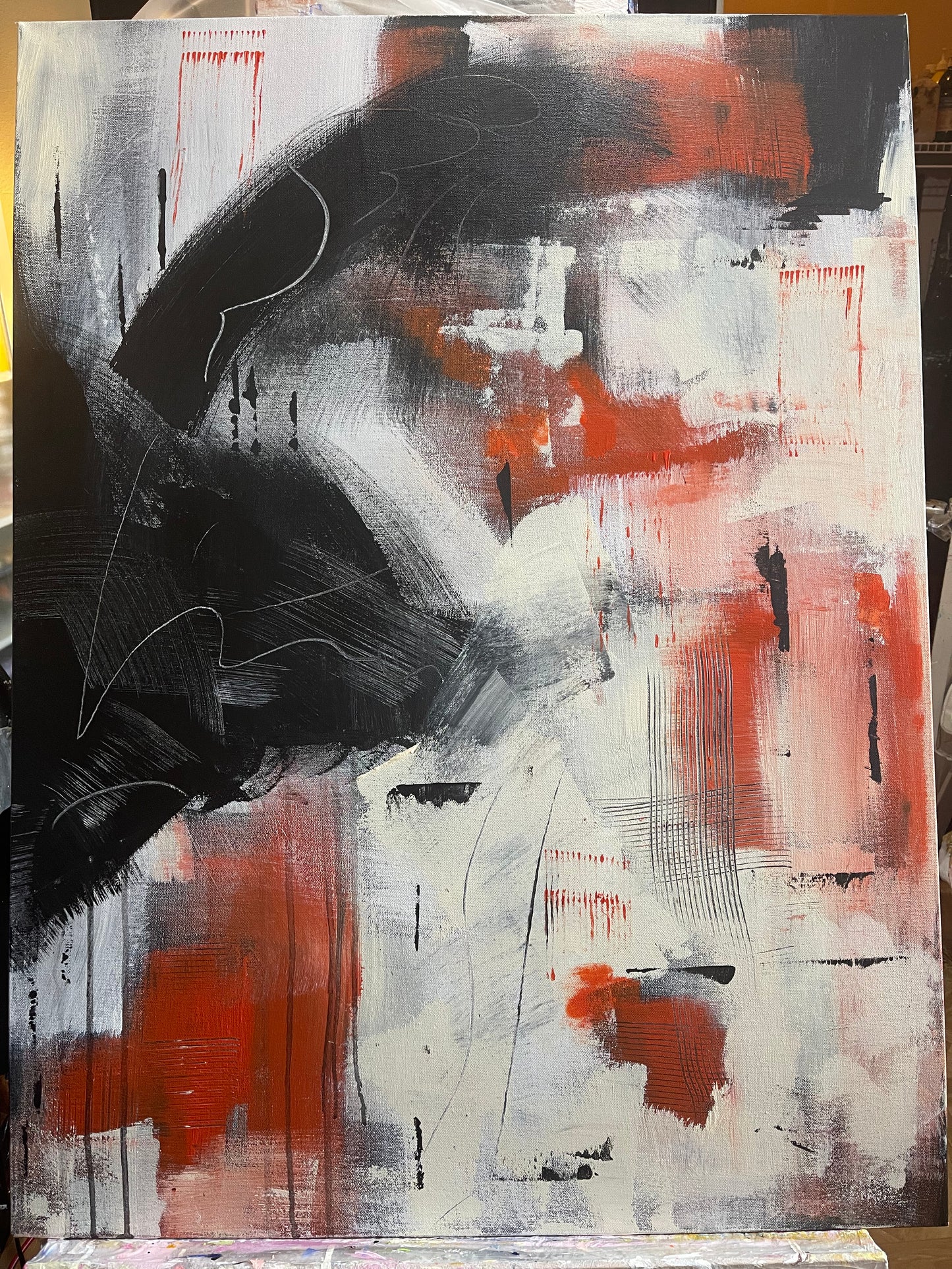 ABSTRACT THOUGHTS (30x40 Gallery Wrapped Canvas) or 10 Months Interest Free with Art Money