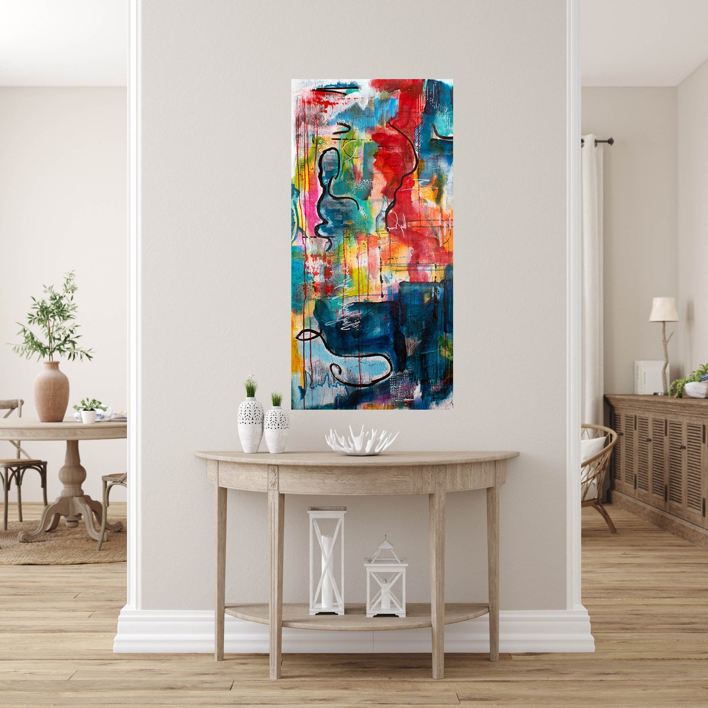 The Struggle - The Joy #3 (24x48 Gallery Wrapped Canvas) 10 months Interest Free  with ArtMoney