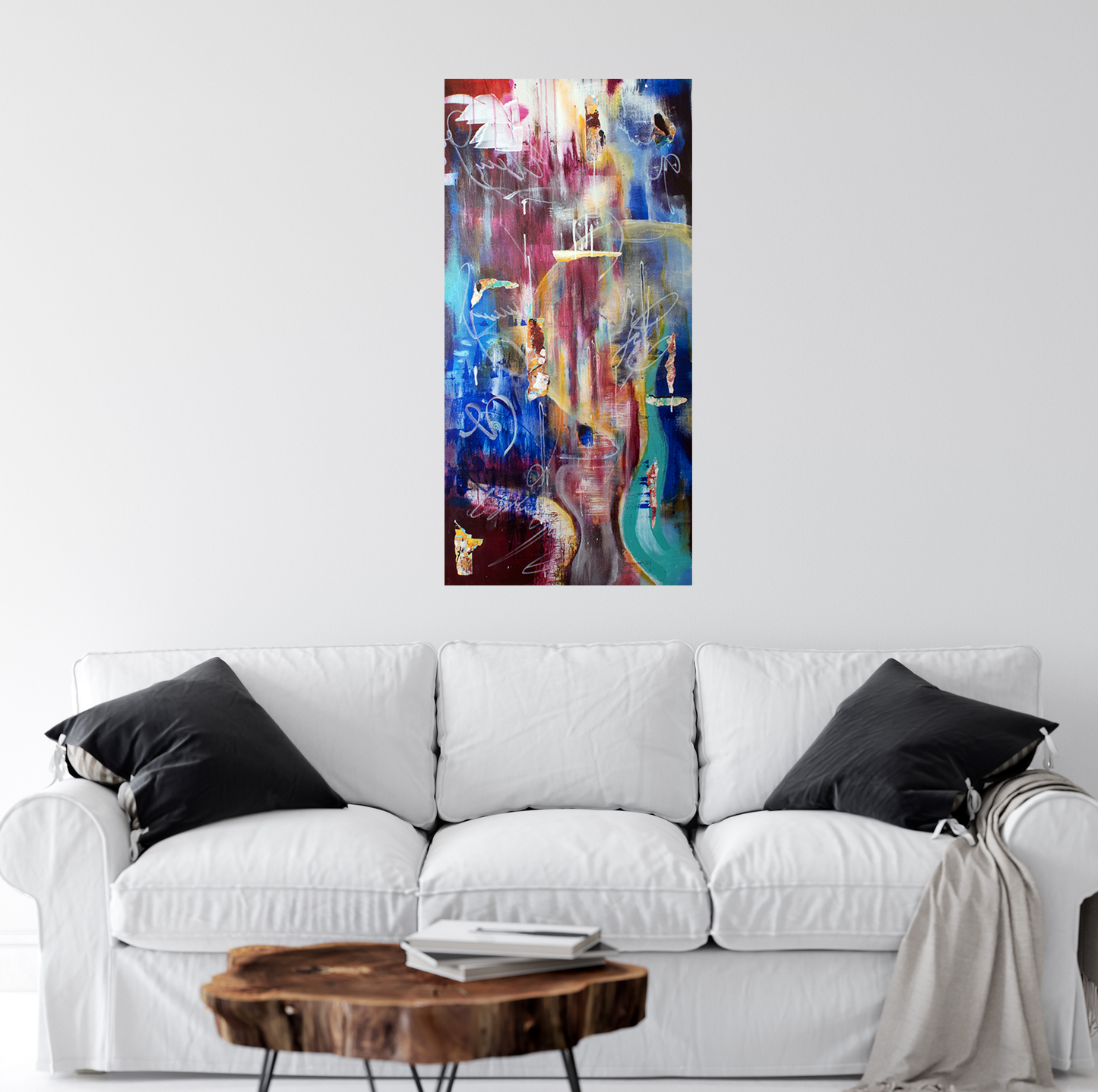 Passion #2 (24x48 Gallery Wrapped Canvas) or 10 Months Interest Free with Art Money