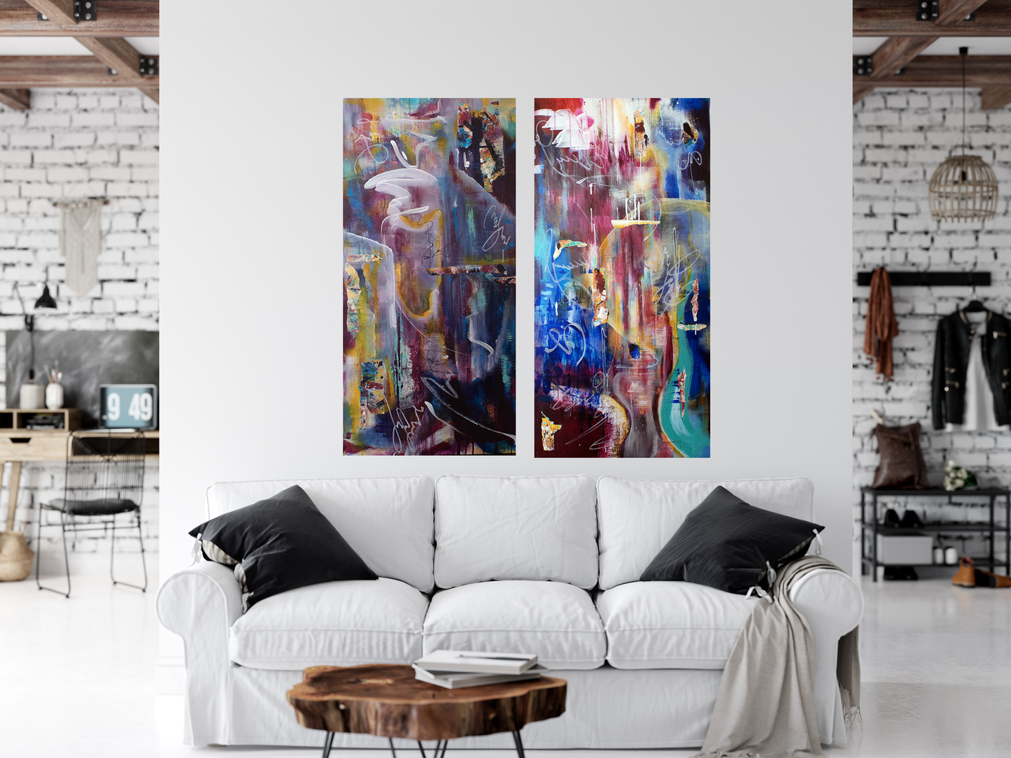 Passion #1 (24x48 Gallery Wrapped Canvas) or 10 Months Interest Free with Art Money