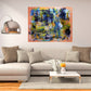 Pretty & Peach #2 (48x48 Gallery Wrapped Canvas) or 10 Months Interest Free with Art Money