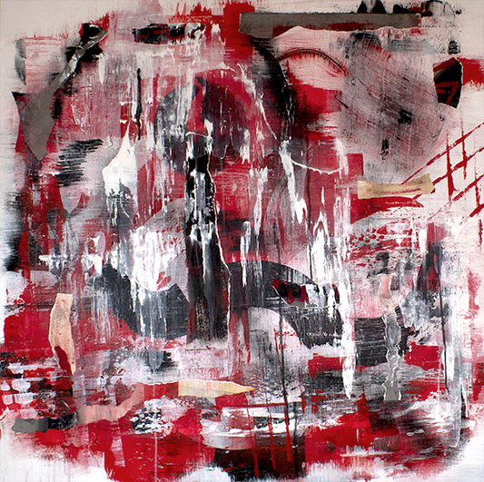 Strawberry Royale (36x36 Gallery Wrapped Canvas) or 10 Months Interest Free with Art Money